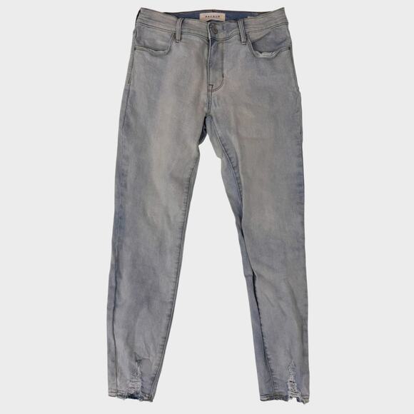 Pacsun Ankle Jegging Womens Size 26 Light Blue DIstressed Hem Cotton Blend - Picture 1 of 10